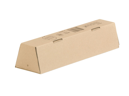 Paketna embalaža - kartonska škatla tulec-trapez (350 x 70 mm)
